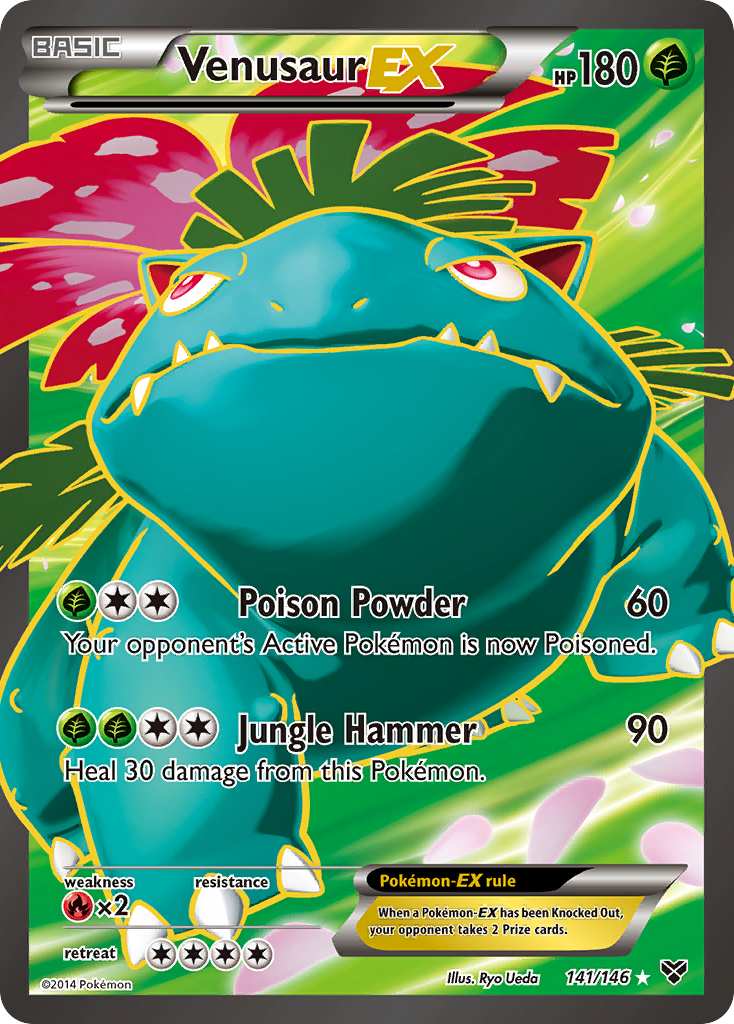 Venusaur EX (141/146) [XY: Base Set] | Card Merchant Takapuna