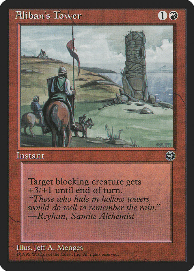 Aliban's Tower (Reyhan Flavor Text) [Homelands] | Card Merchant Takapuna