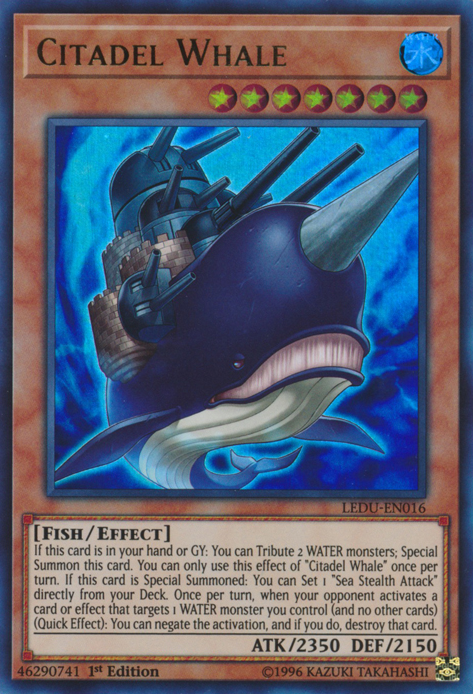 Citadel Whale [LEDU-EN016] Ultra Rare | Card Merchant Takapuna