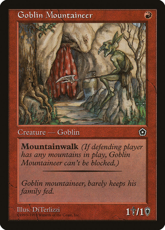 Goblin Mountaineer [Portal Second Age] | Card Merchant Takapuna