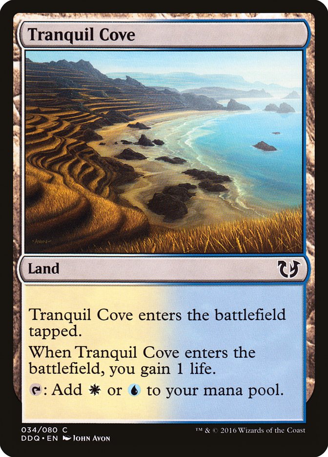 Tranquil Cove [Duel Decks: Blessed vs. Cursed] | Card Merchant Takapuna