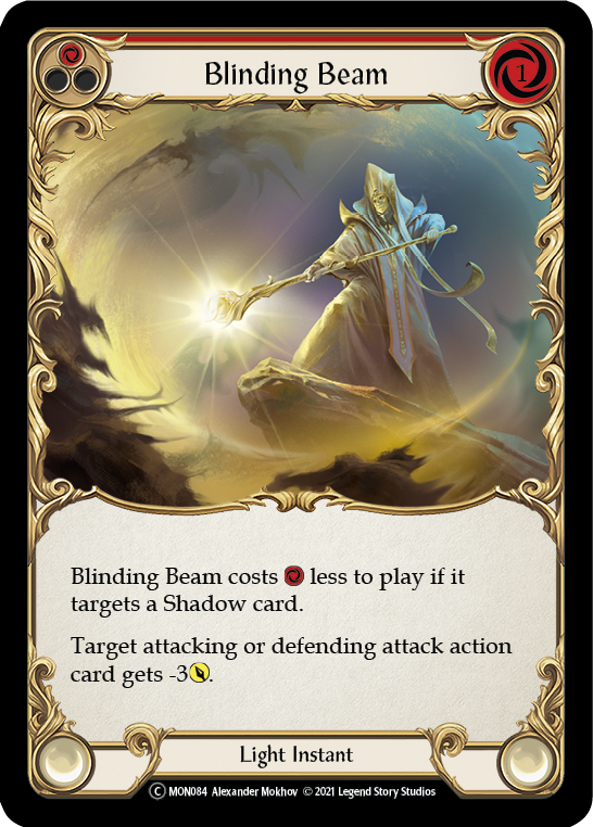 Blinding Beam (Red) [U-MON084] (Monarch Unlimited)  Unlimited Normal | Card Merchant Takapuna