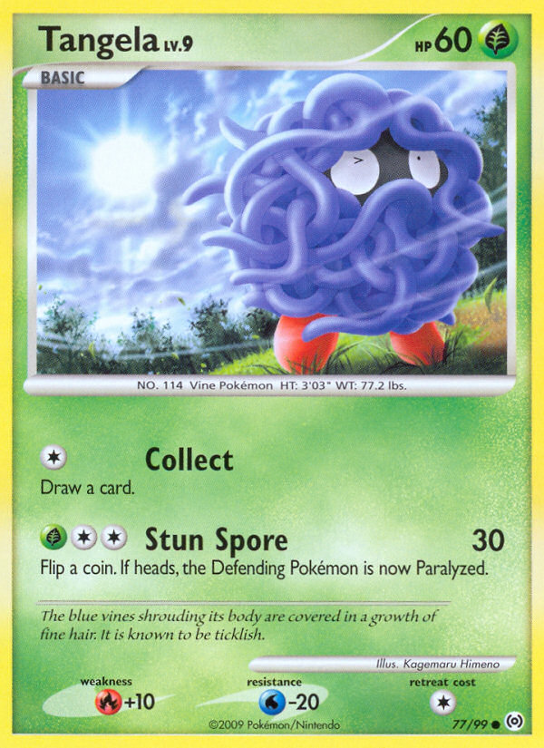 Tangela (77/99) [Platinum: Arceus] | Card Merchant Takapuna