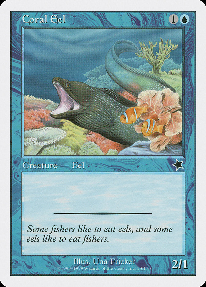 Coral Eel [Starter 1999] | Card Merchant Takapuna