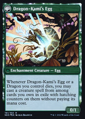 The Dragon-Kami Reborn // Dragon-Kami's Egg [Kamigawa: Neon Dynasty Prerelease Promos] | Card Merchant Takapuna