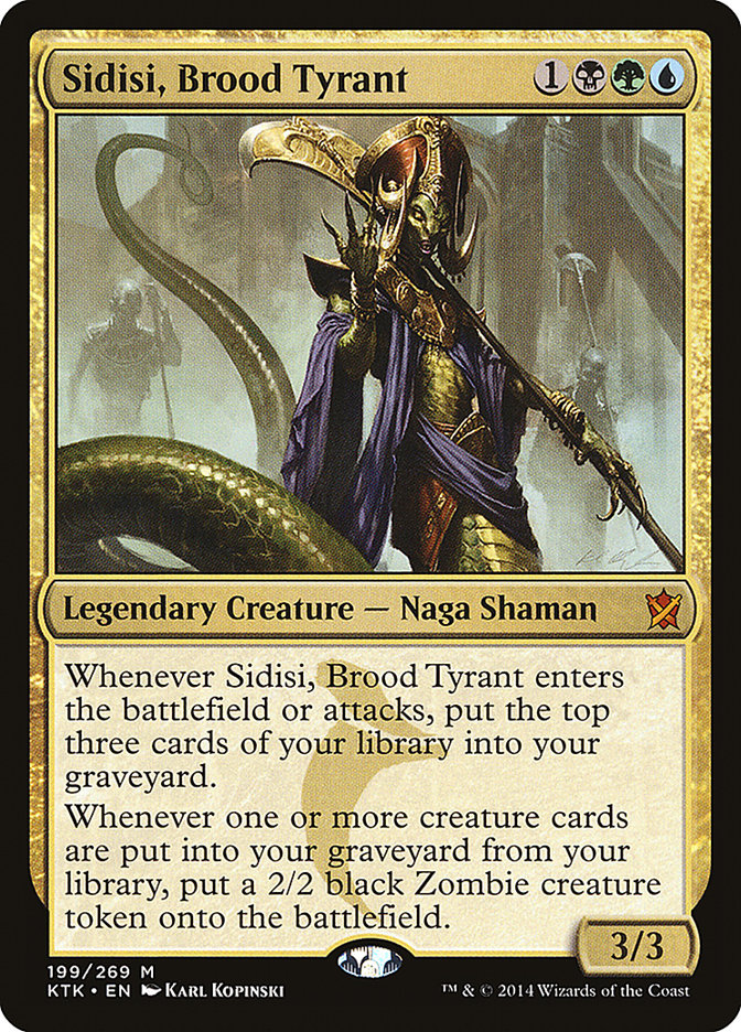 Sidisi, Brood Tyrant [Khans of Tarkir] | Card Merchant Takapuna