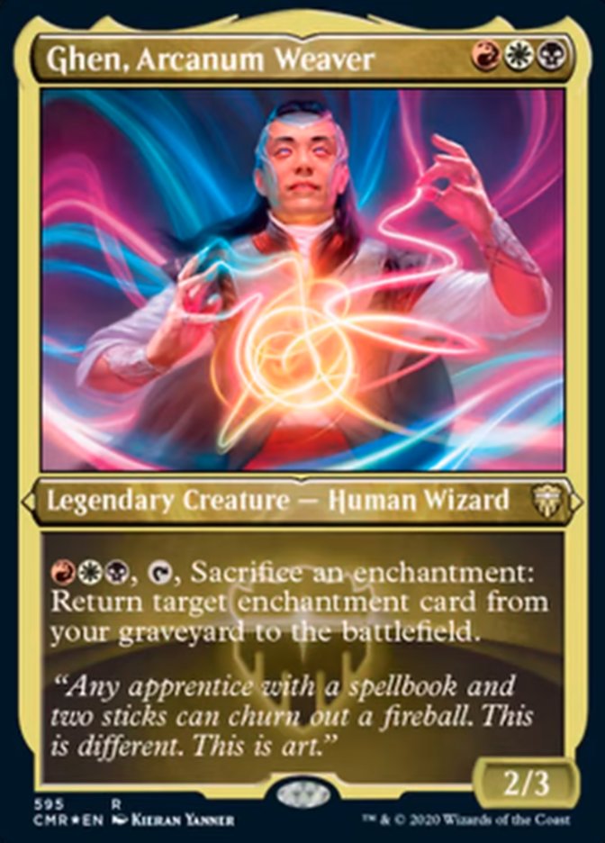 Ghen, Arcanum Weaver (Etched) [Commander Legends] | Card Merchant Takapuna