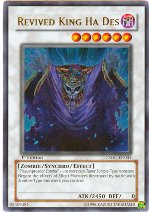 Revived King Ha Des [CSOC-EN044] Ultra Rare | Card Merchant Takapuna