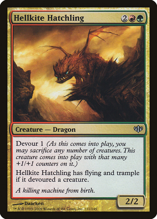 Hellkite Hatchling [Conflux] | Card Merchant Takapuna