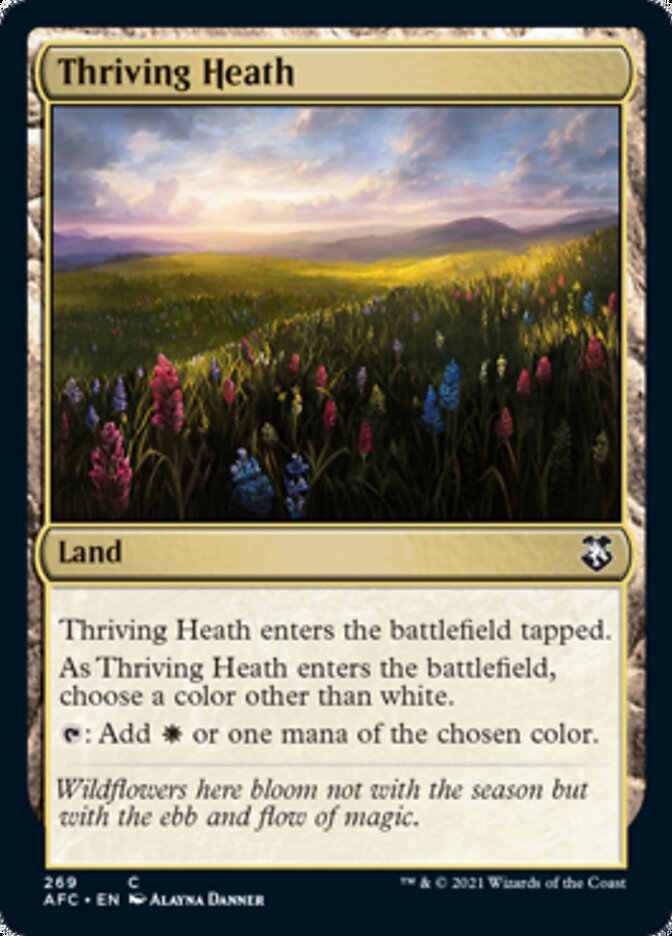 Thriving Heath [Dungeons & Dragons: Adventures in the Forgotten Realms Commander] | Card Merchant Takapuna