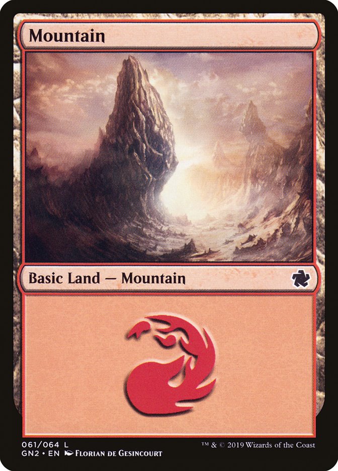 Mountain (61) [Game Night 2019] | Card Merchant Takapuna