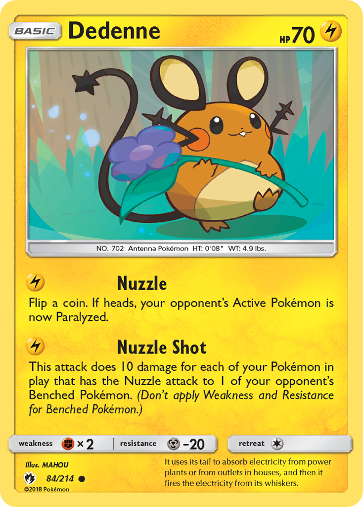 Dedenne (84/214) [Sun & Moon: Lost Thunder] | Card Merchant Takapuna