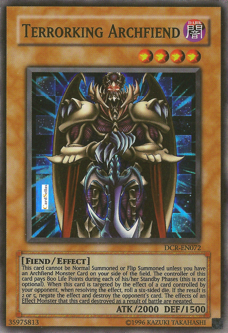 Terrorking Archfiend [DCR-EN072] Super Rare | Card Merchant Takapuna