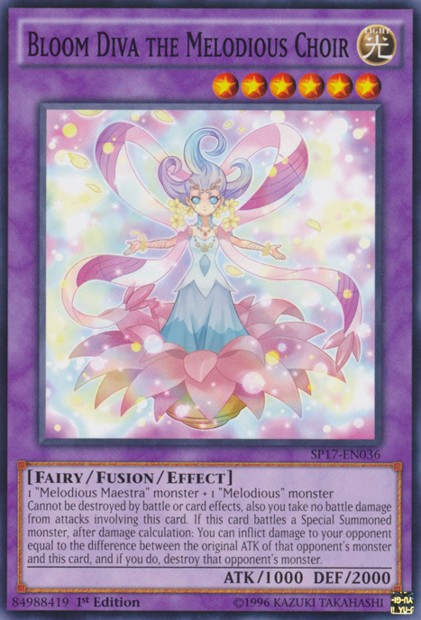 Bloom Diva the Melodious Choir [SP17-EN036] Starfoil Rare | Card Merchant Takapuna