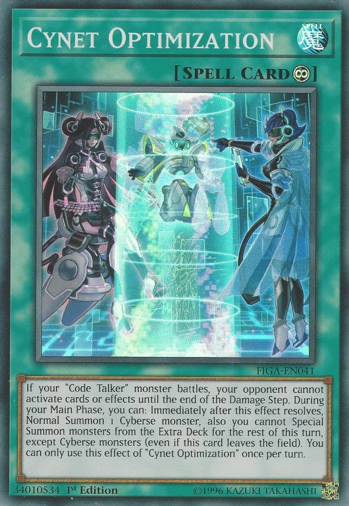 Cynet Optimization [FIGA-EN041] Super Rare | Card Merchant Takapuna