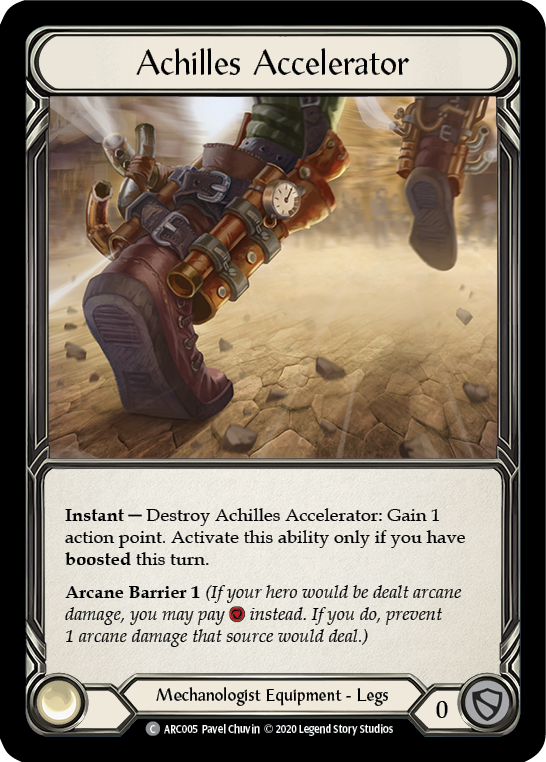 Achilles Accelerator [U-ARC005] (Arcane Rising Unlimited)  Unlimited Normal | Card Merchant Takapuna