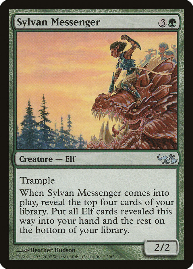 Sylvan Messenger [Duel Decks: Elves vs. Goblins] | Card Merchant Takapuna