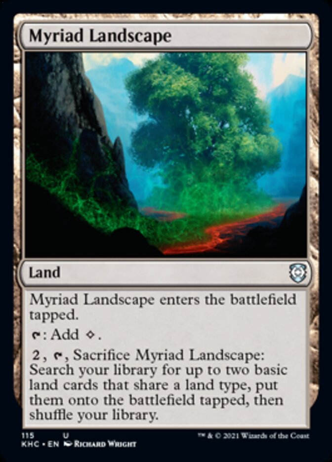 Myriad Landscape [Kaldheim Commander] | Card Merchant Takapuna