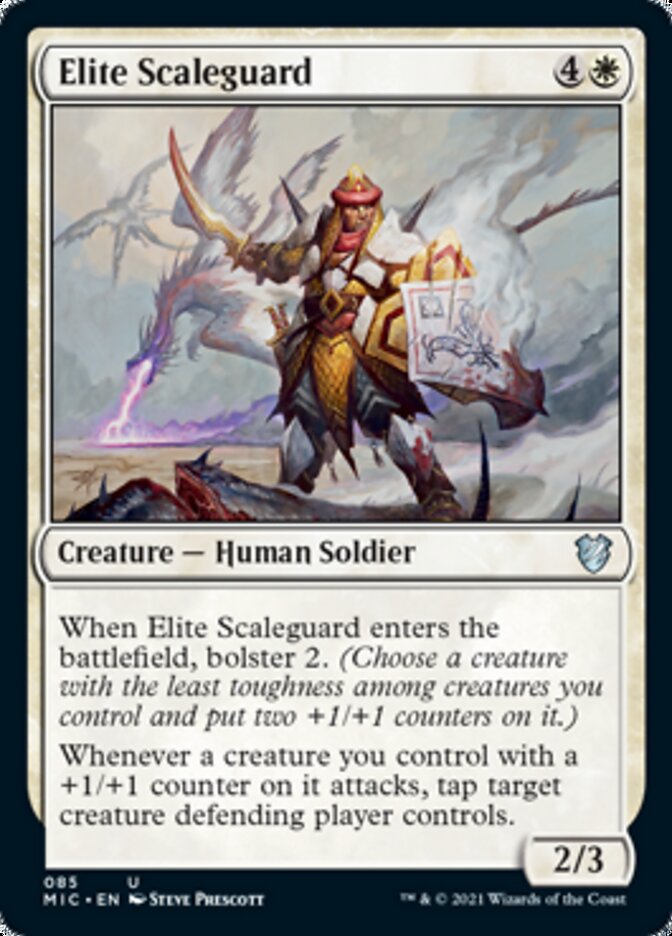 Elite Scaleguard [Innistrad: Midnight Hunt Commander] | Card Merchant Takapuna