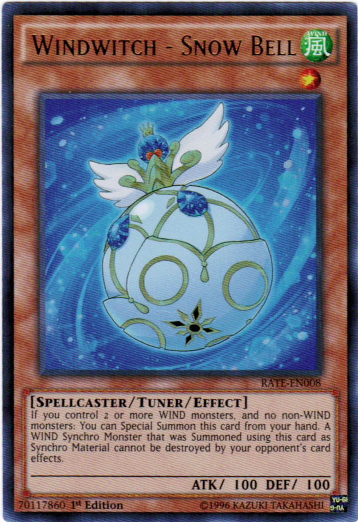 Windwitch - Snow Bell [RATE-EN008] Ultra Rare | Card Merchant Takapuna