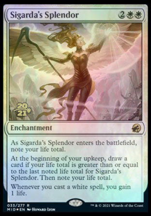 Sigarda's Splendor [Innistrad: Midnight Hunt Prerelease Promos] | Card Merchant Takapuna