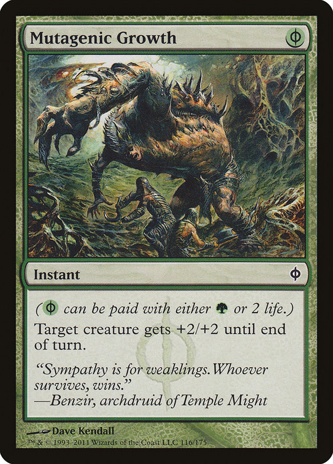 Mutagenic Growth [New Phyrexia] | Card Merchant Takapuna