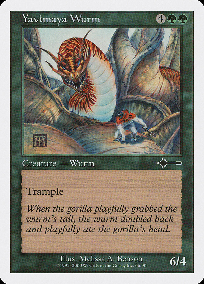 Yavimaya Wurm [Beatdown] | Card Merchant Takapuna