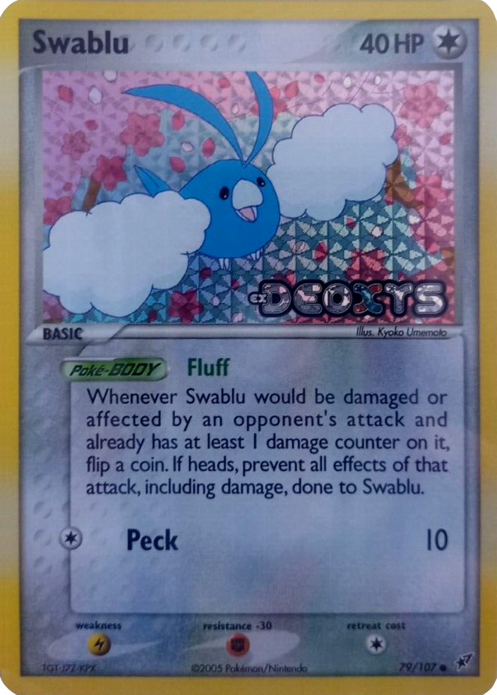 Swablu (79/107) (Stamped) [EX: Deoxys] | Card Merchant Takapuna