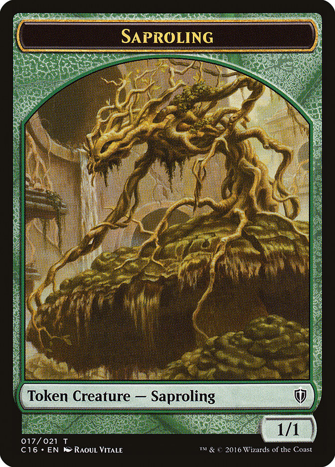 Saproling Token (017/021) [Commander 2016 Tokens] | Card Merchant Takapuna