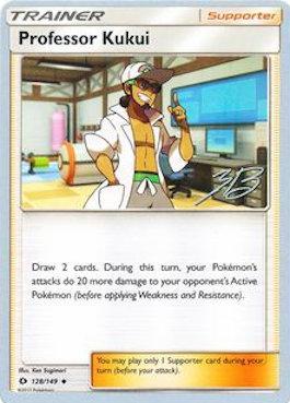 Professor Kukui (128/149) (Ice Path FTW - Zachary Bokhari) [World Championships 2017] | Card Merchant Takapuna