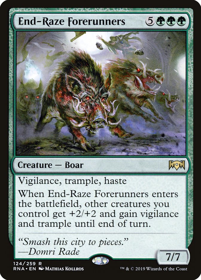 End-Raze Forerunners [Ravnica Allegiance] | Card Merchant Takapuna