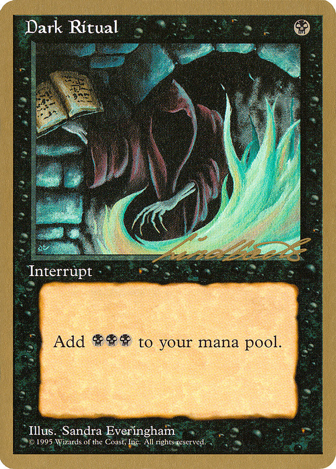 Dark Ritual (Leon Lindback) [Pro Tour Collector Set] | Card Merchant Takapuna