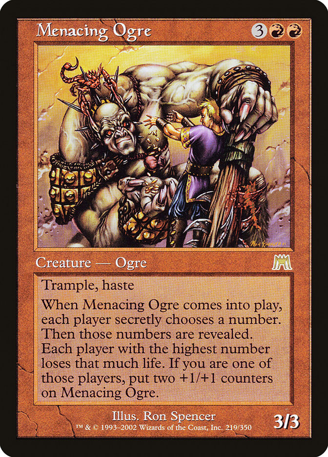 Menacing Ogre [Onslaught] | Card Merchant Takapuna