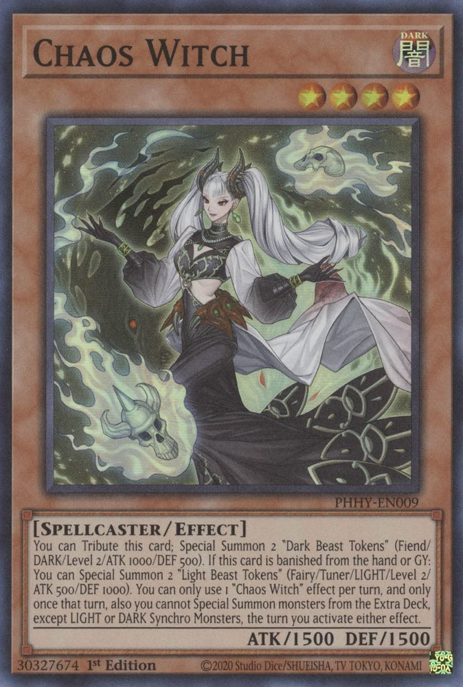 Chaos Witch [PHHY-EN009] Super Rare | Card Merchant Takapuna