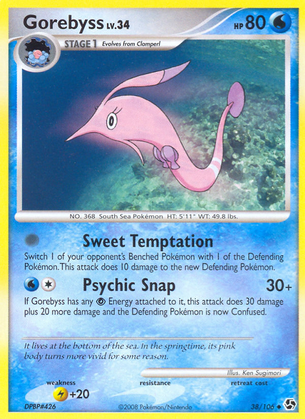 Gorebyss (38/106) [Diamond & Pearl: Great Encounters] | Card Merchant Takapuna