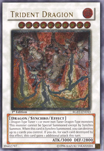 Trident Dragion [RGBT-EN043] Ultimate Rare | Card Merchant Takapuna