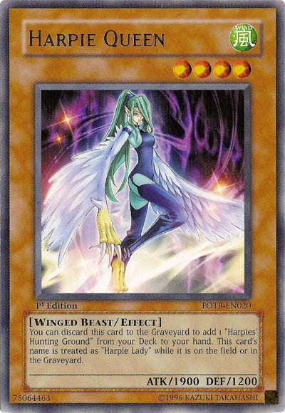 Harpie Queen [FOTB-EN020] Rare | Card Merchant Takapuna