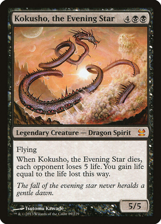 Kokusho, the Evening Star [Modern Masters] | Card Merchant Takapuna