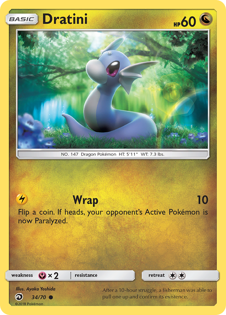 Dratini (34/70) [Sun & Moon: Dragon Majesty] | Card Merchant Takapuna