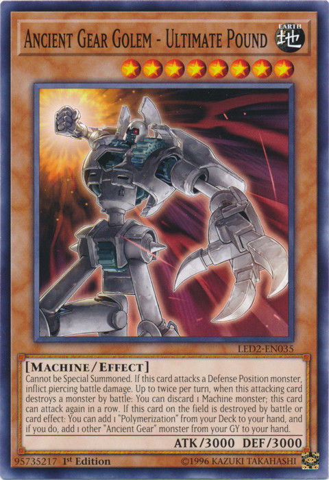 Ancient Gear Golem - Ultimate Pound [LED2-EN035] Common | Card Merchant Takapuna