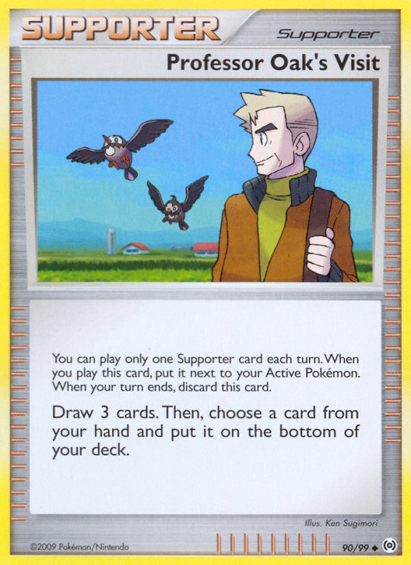 Professor Oak's Visit (90/99) [Platinum: Arceus] | Card Merchant Takapuna