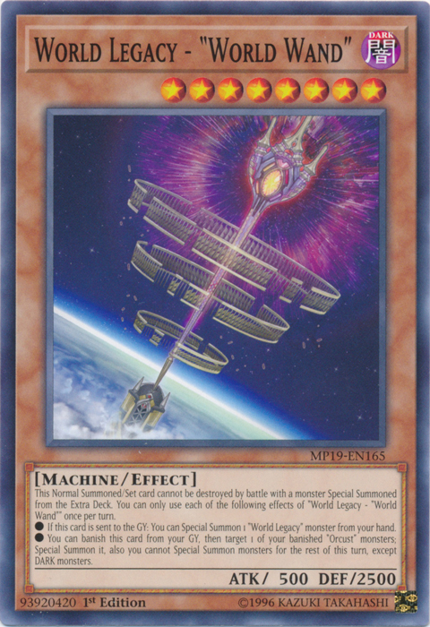 World Legacy - "World Wand" [MP19-EN165] Common | Card Merchant Takapuna