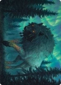 Sarulf, Realm Eater Art Card [Kaldheim Art Series] | Card Merchant Takapuna