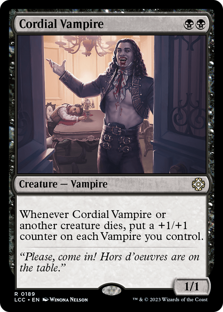 Cordial Vampire [The Lost Caverns of Ixalan Commander] | Card Merchant Takapuna