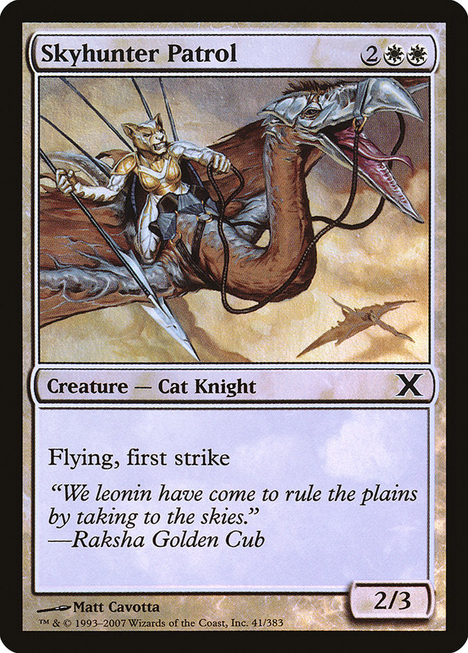 Skyhunter Patrol (Premium Foil) [Tenth Edition] | Card Merchant Takapuna