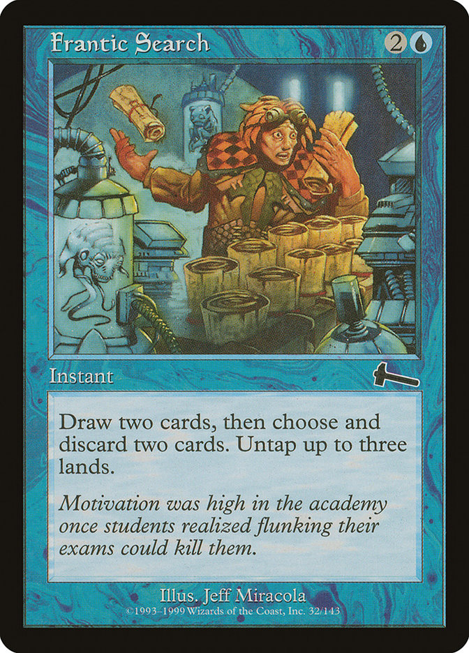 Frantic Search [Urza's Legacy] | Card Merchant Takapuna