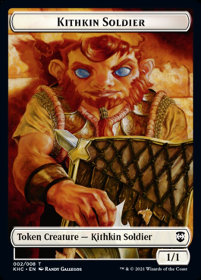 Kithkin Soldier Token [Kaldheim Commander Tokens] | Card Merchant Takapuna