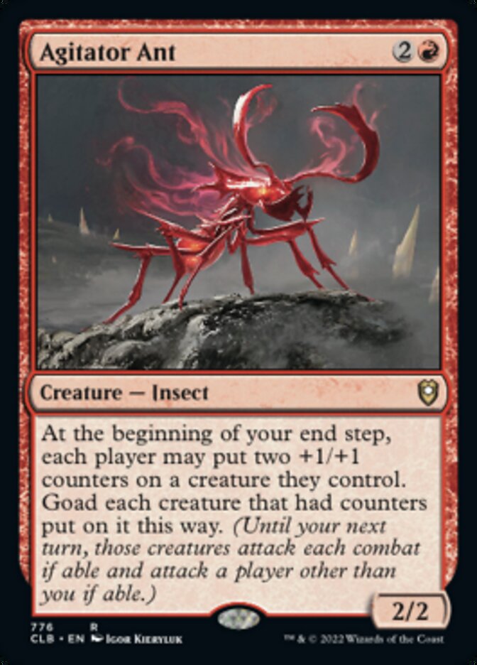 Agitator Ant [Commander Legends: Battle for Baldur's Gate] | Card Merchant Takapuna