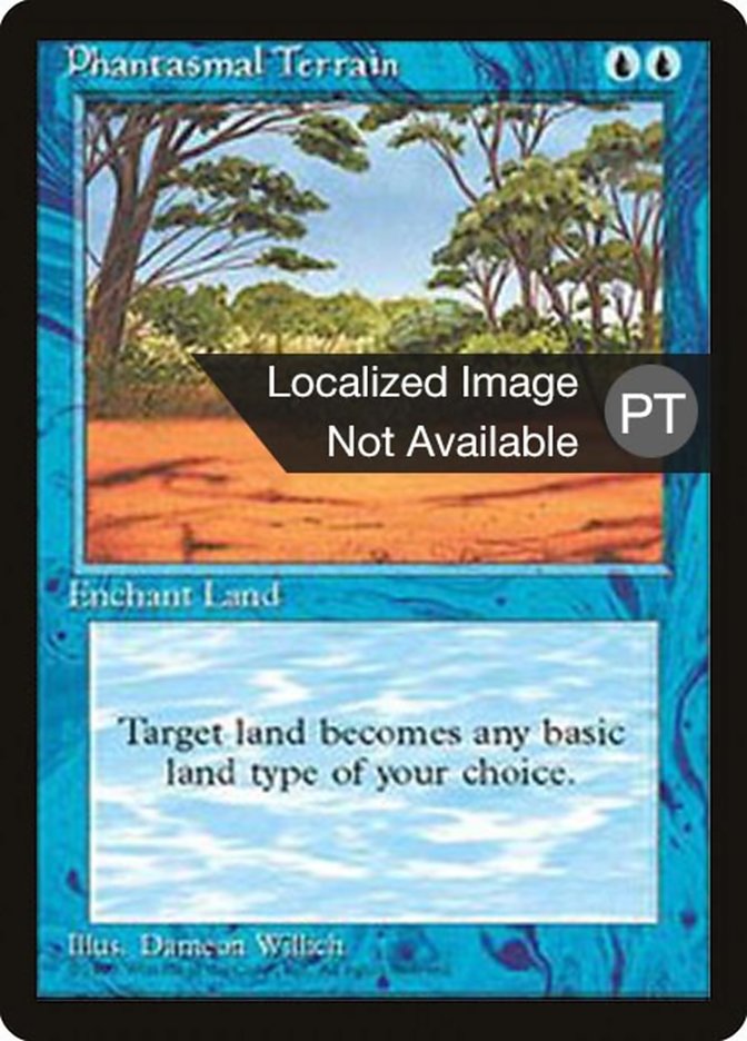 Phantasmal Terrain [Fourth Edition (Foreign Black Border)] | Card Merchant Takapuna