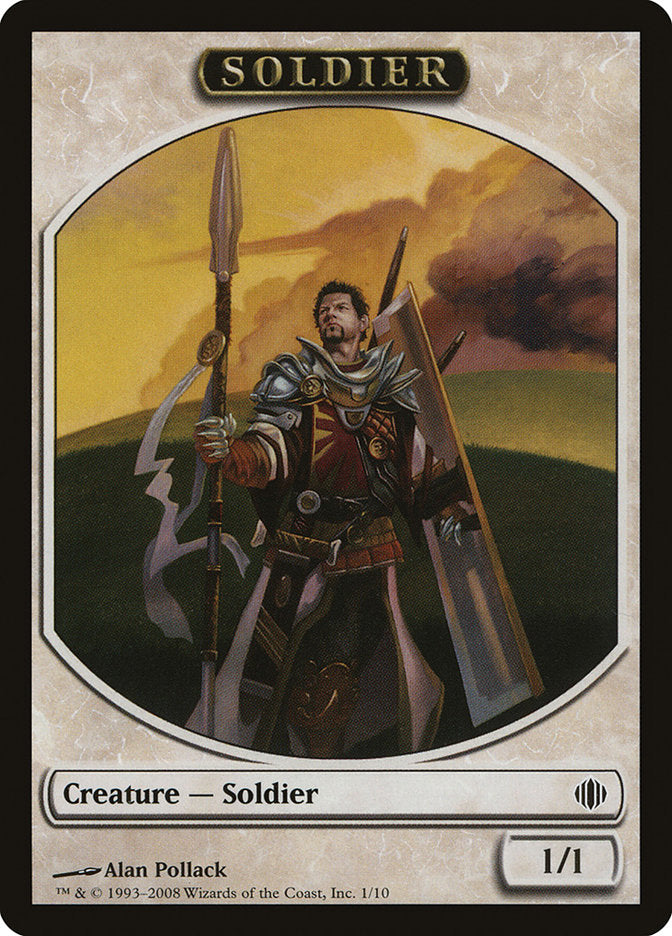 Soldier Token [Shards of Alara Tokens] | Card Merchant Takapuna